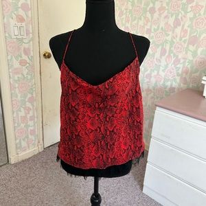 ALICE & OLIVIA red/black print size M
